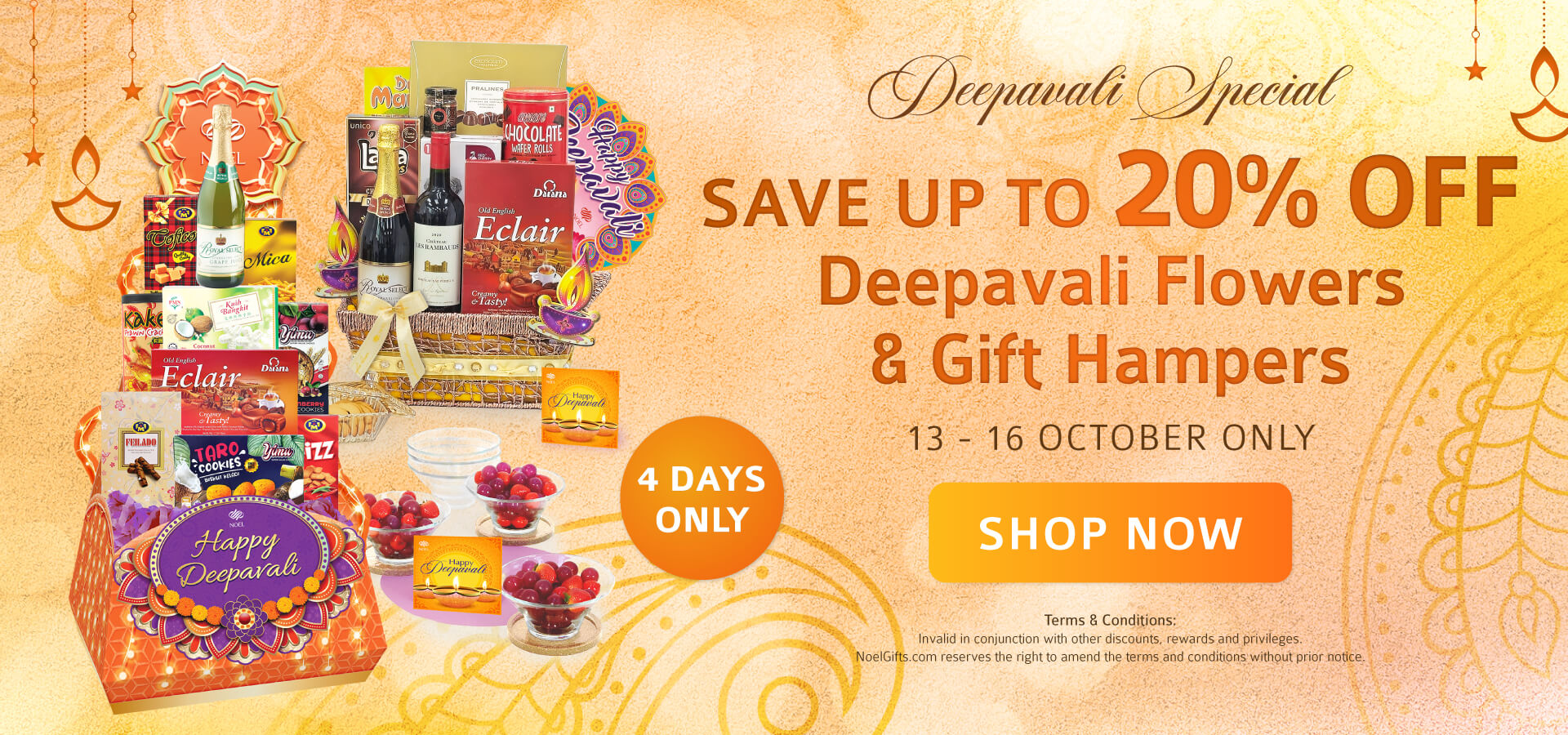 Flash Sale for Deepavali Gifts and Hampers!