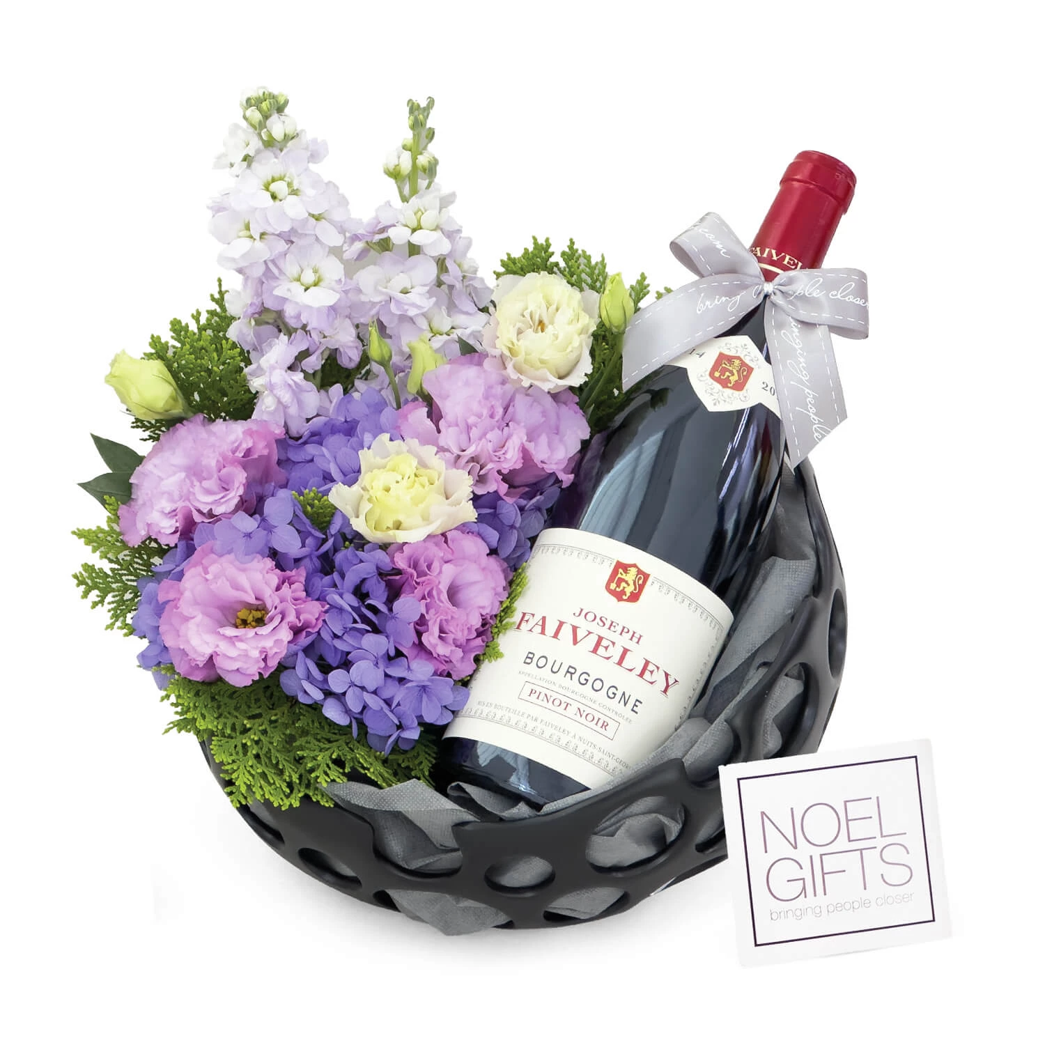 Rouge & Blooms Wine Gift from France