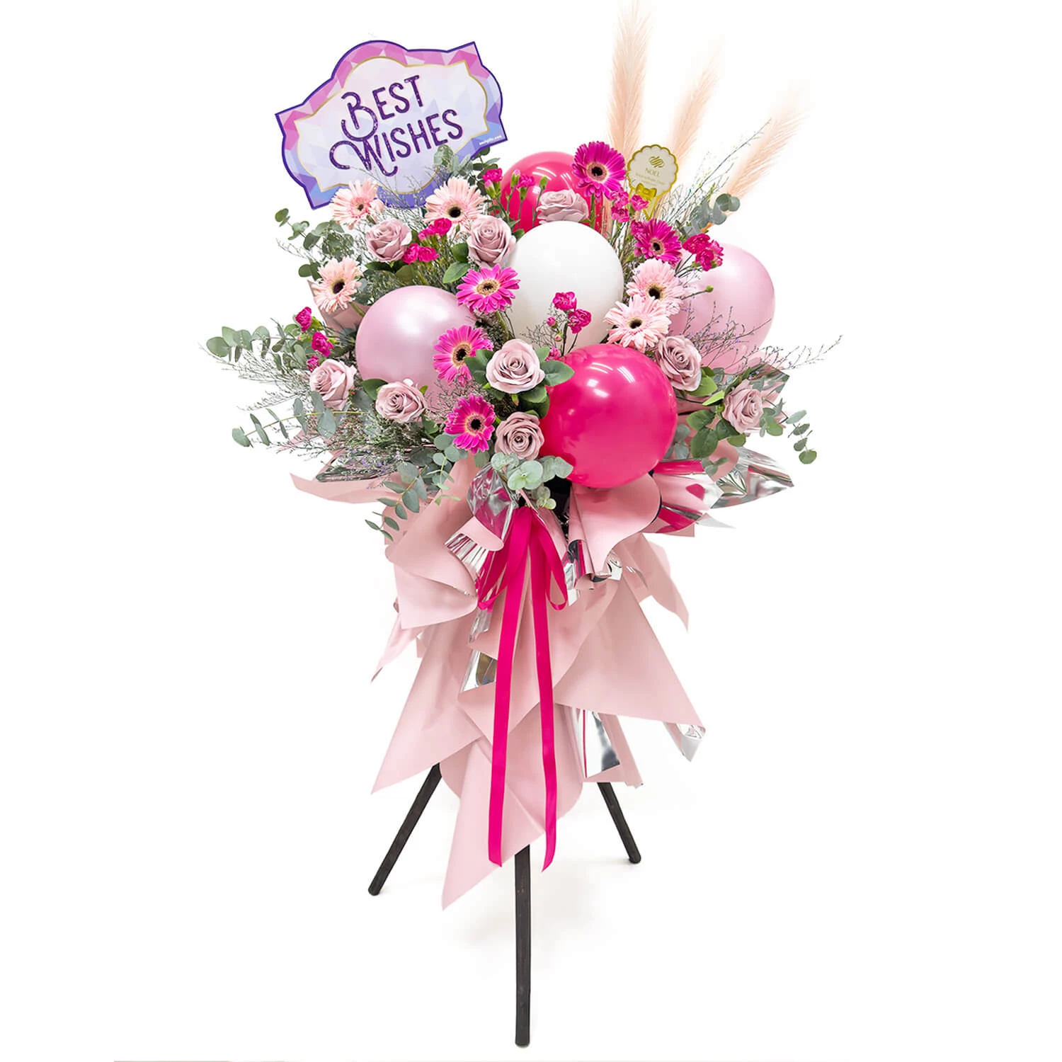 Rosé Champagne Pop Congratulatory Flowers