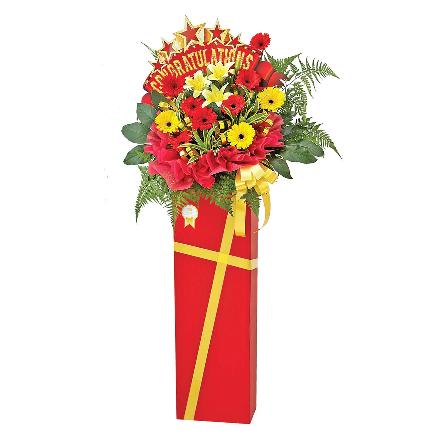 Heartiest Congratulations Flower Stand