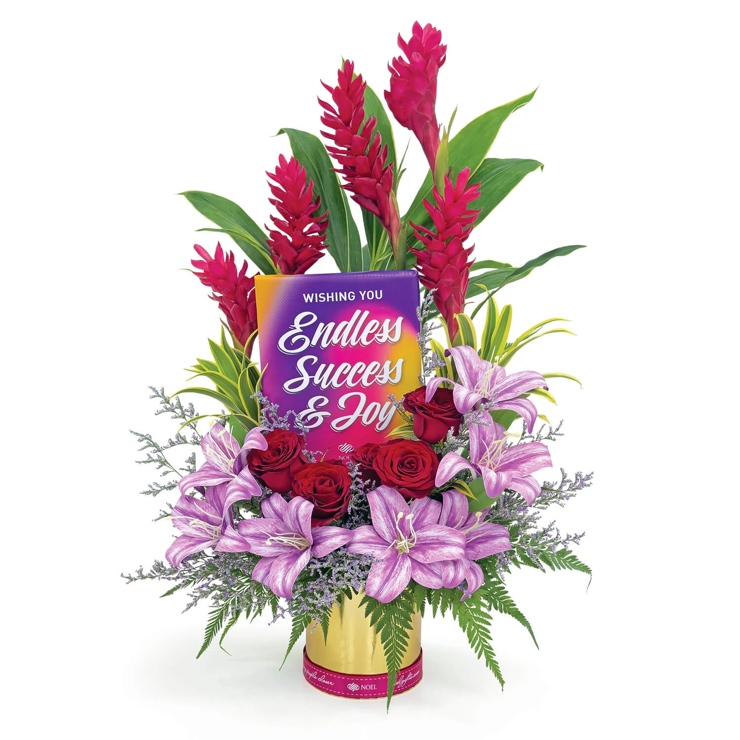 Vibrant Ascent Congratulatory Flower Arrangement