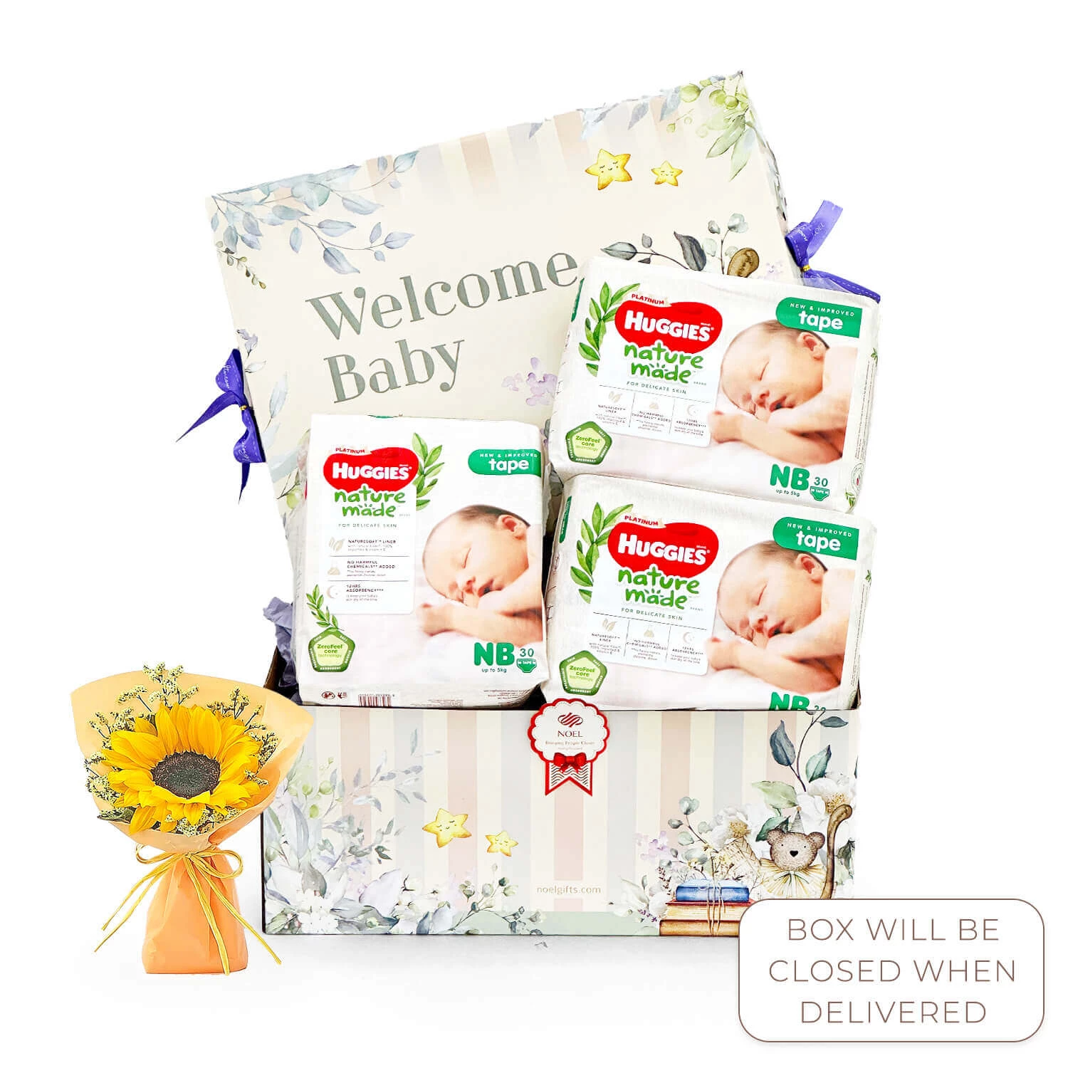 Perfect Gifts Baby Gift (Huggies Platinum Newborn Diapers)