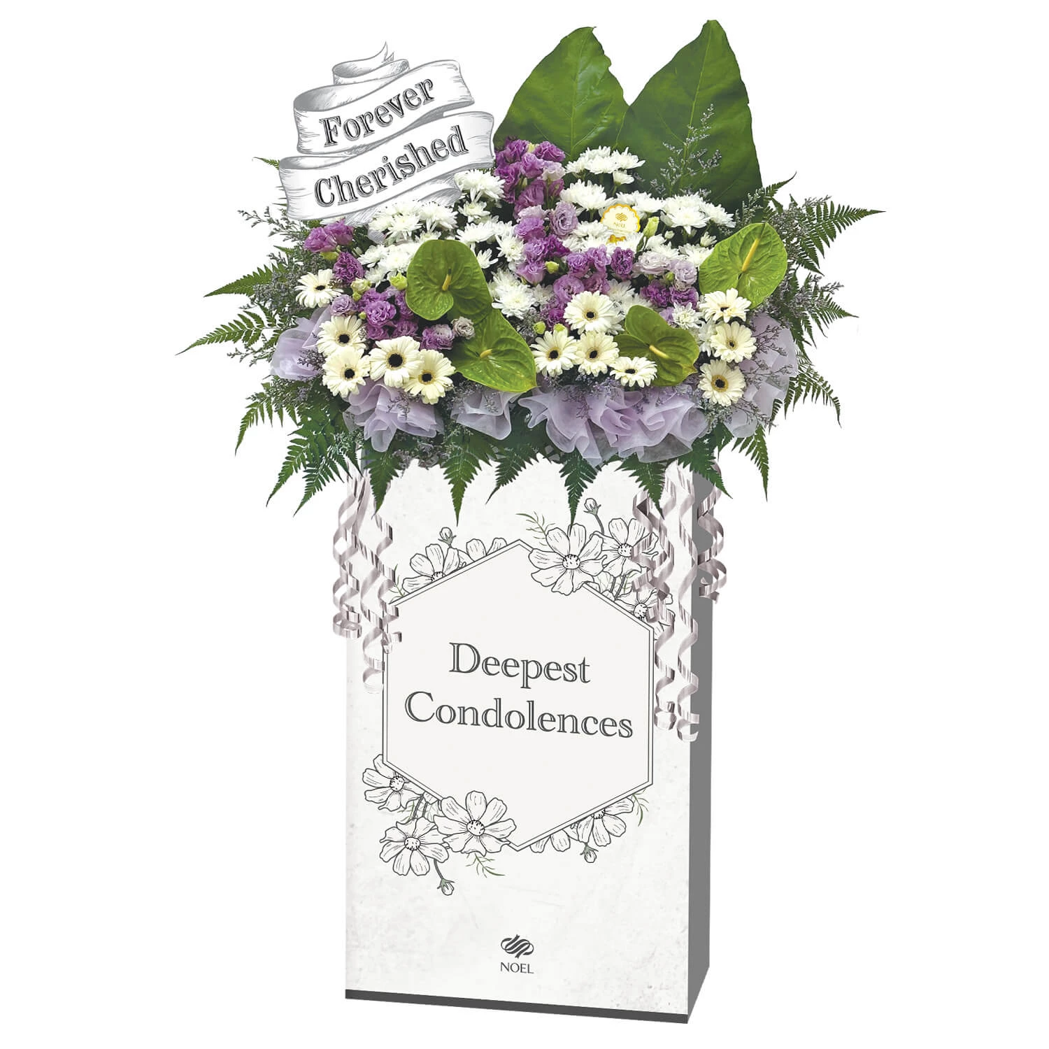 Shades of Stillness Funeral Flower