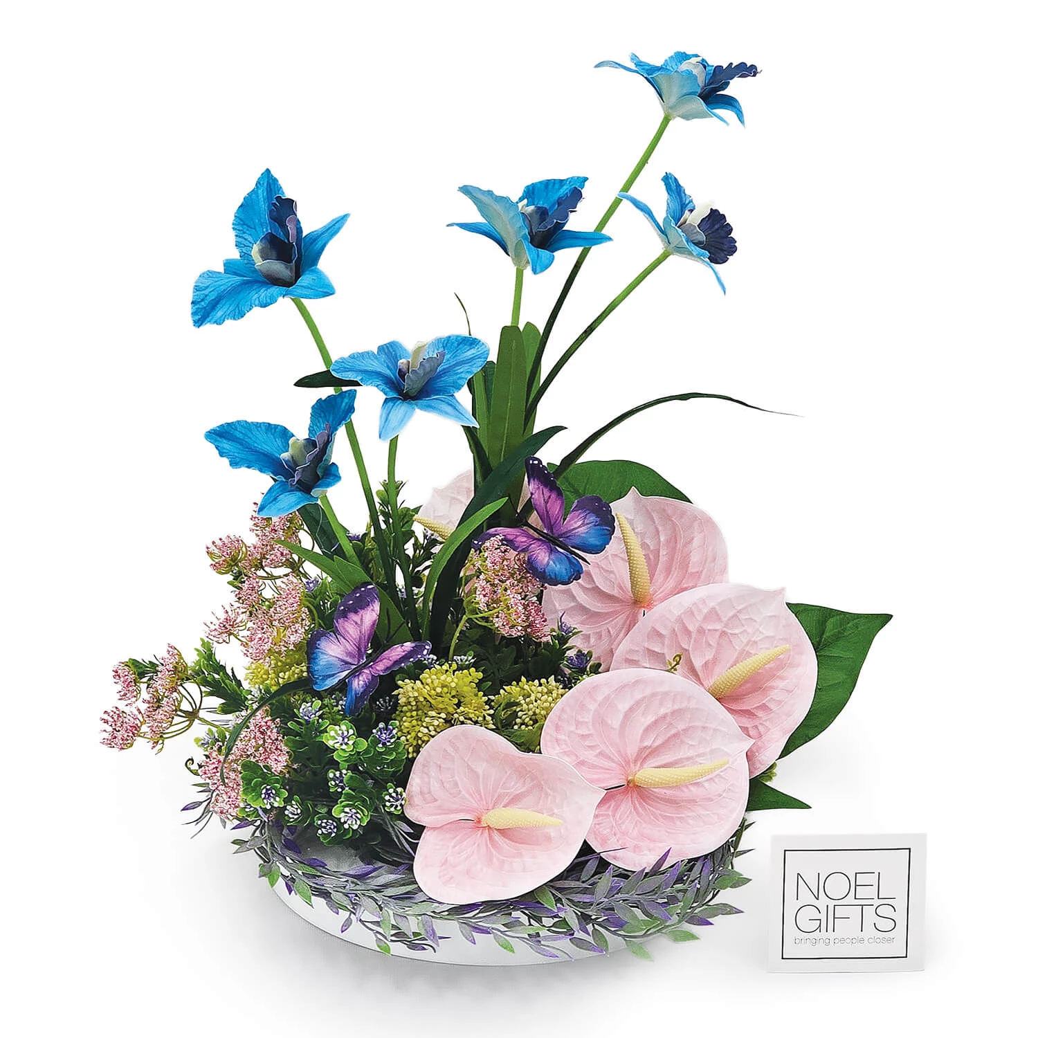 Butterfly Garden Artificial Flower Arrangement